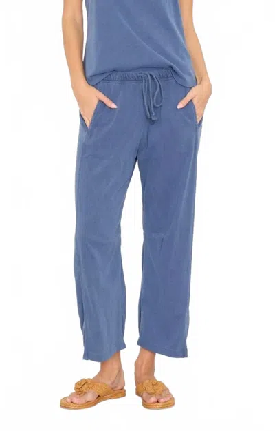 Xirena Theo Cropped Pull-on Pants In Vintage Navy In Multi