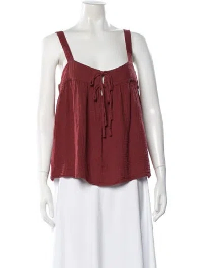 Pre-owned Xirena Tie Neck Sleeveless Top W/ Tags In Neutral