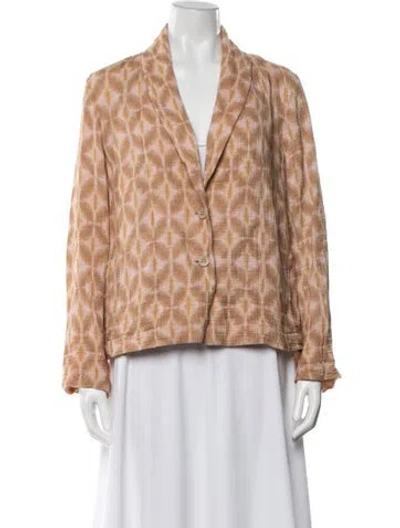 Pre-owned Xirena Tie-dye Print Blazer In Neutral