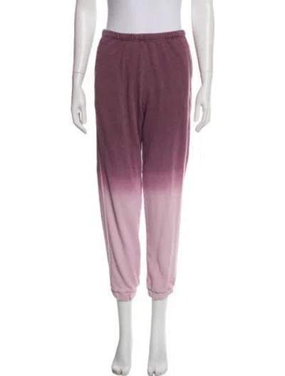 Pre-owned Xirena Tie-dye Print Sweatpants In Purple