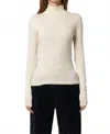Xirena Tommy Long Sleeve Sweater In Cream In White