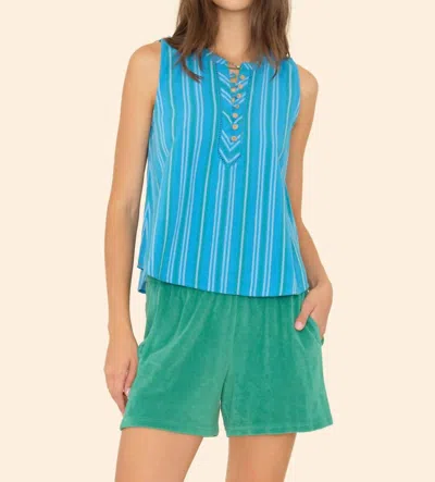 Xirena Twyla Sleeveless Top In Castaway Blue In Multi