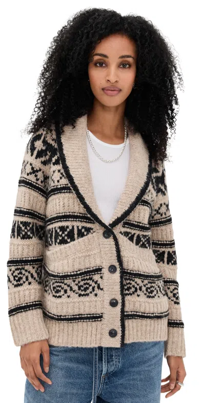 Xirena Vail Cardigan Oatmeal In Brown