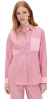 Xirena Violette Shirt Bonbon In Pink