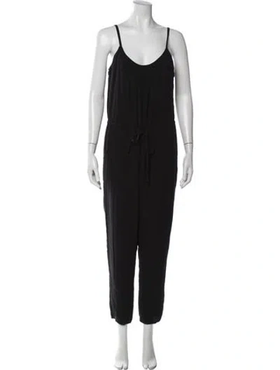 Pre-owned Xirena V-neck Jumpsuit In Black
