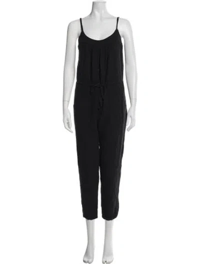 Pre-owned Xirena V-neck Jumpsuit In Black