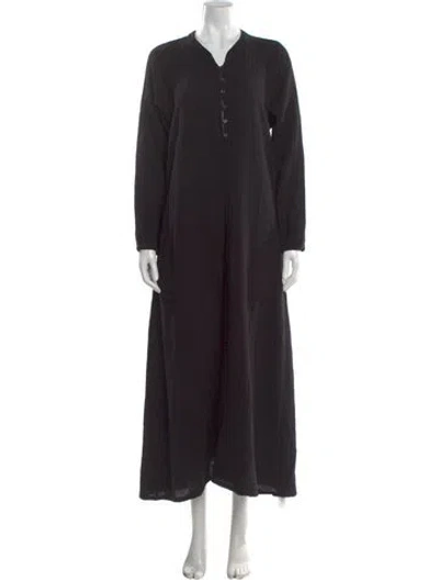 Pre-owned Xirena V-neck Long Dress W/ Tags In Black