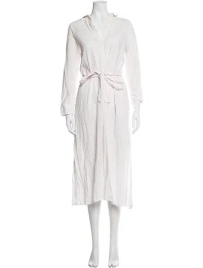 Pre-owned Xirena V-neck Midi Length Dress In Pink