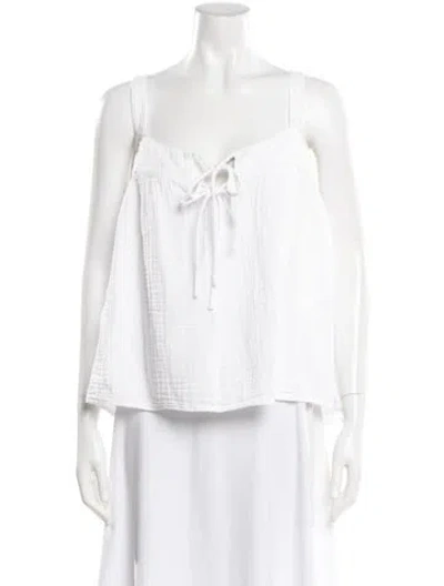Pre-owned Xirena V-neck Sleeveless Blouse In Multi