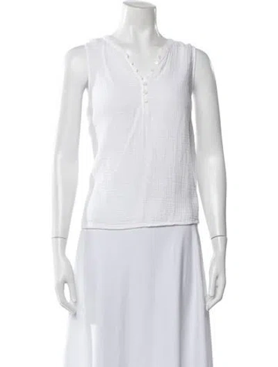 Pre-owned Xirena V-neck Sleeveless Top In Pink