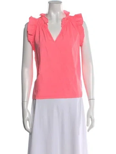 Pre-owned Xirena V-neck Sleeveless Top W/ Tags In Pink