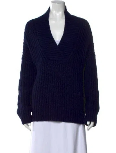 Pre-owned Xirena V-neck Sweater In Black