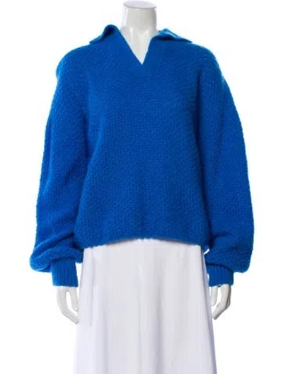 Pre-owned Xirena V-neck Sweater In Blue