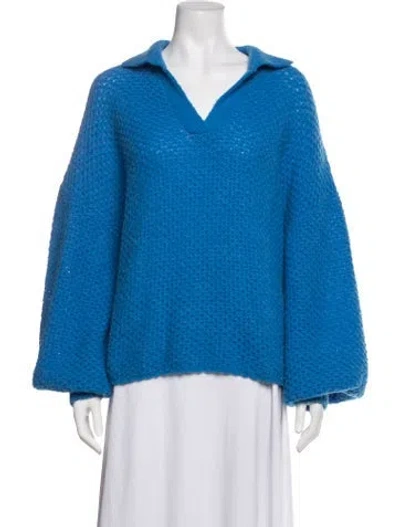 Pre-owned Xirena V-neck Sweater In Blue