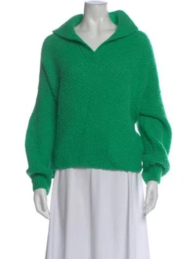 Pre-owned Xirena V-neck Sweater In Green