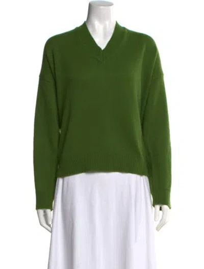 Pre-owned Xirena V-neck Sweater In Green