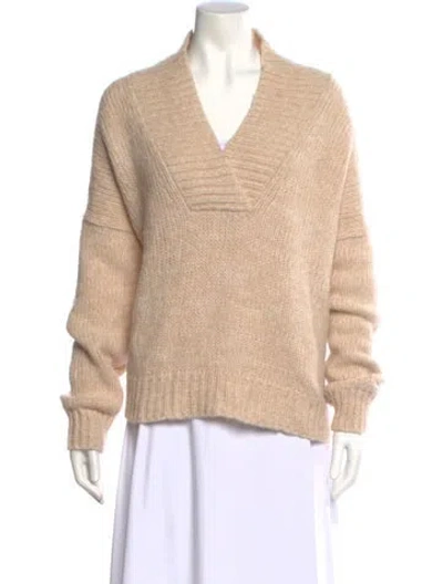 Pre-owned Xirena V-neck Sweater In Neutral