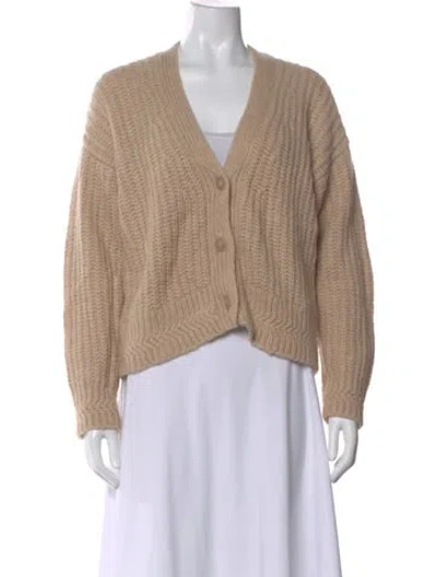 Pre-owned Xirena V-neck Sweater In Neutral