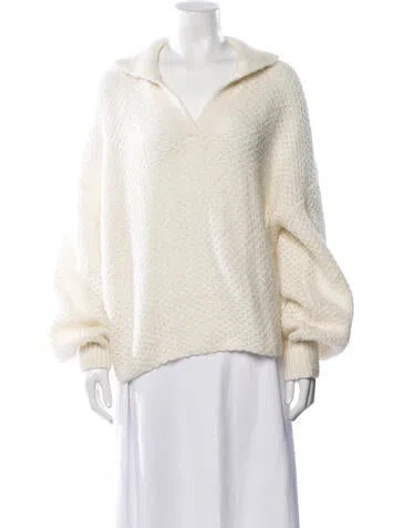 Pre-owned Xirena V-neck Sweater In Neutral