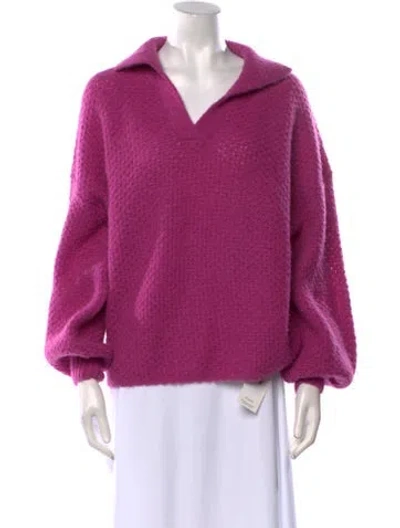 Pre-owned Xirena V-neck Sweater In Purple