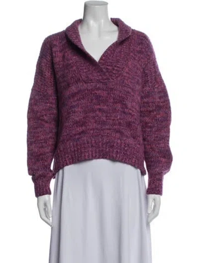 Pre-owned Xirena V-neck Sweater In Purple