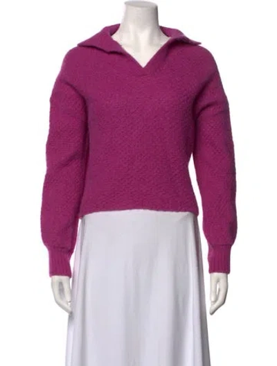 Pre-owned Xirena V-neck Sweater In Purple