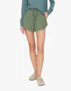 Xirena Wesley Pull On Short In Hazel In Green