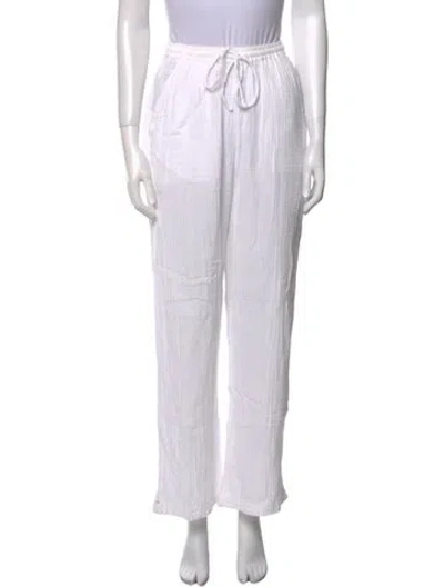 Pre-owned Xirena Wide Leg Pants In White