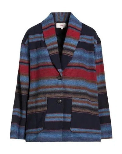 Xirena Xírena Woman Blazer Midnight Blue Size Xl Cotton In Multi