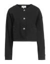 Xirena Xírena Woman Denim Outerwear Black Size L Cotton, Elastane