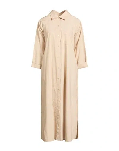 Xirena Xírena Woman Maxi Dress Beige Size M Cotton In Brown