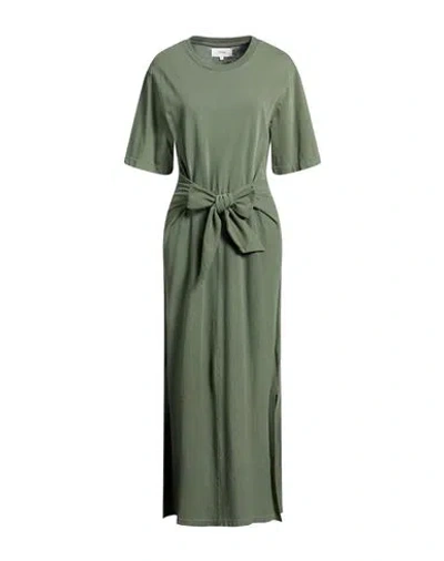 Xirena Xírena Woman Maxi Dress Military Green Size L Cotton