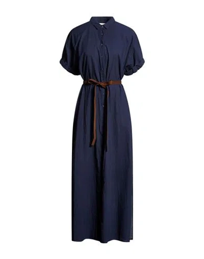 Xirena Xírena Woman Maxi Dress Navy Size L Cotton In Black