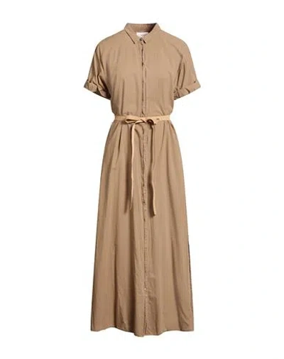 Xirena Xírena Woman Maxi Dress Taupe Size Xl Cotton In Brown