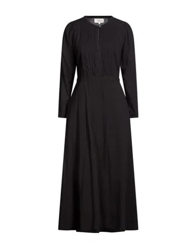 Xirena Xírena Woman Midi Dress Black Size Xl Cotton