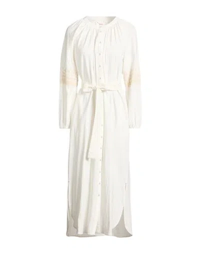Xirena Xírena Woman Midi Dress Ivory Size S Cotton In White