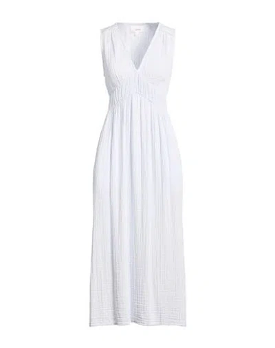 Xirena Xírena Woman Midi Dress Sky Blue Size M Cotton In White
