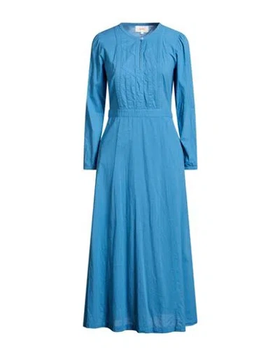 Xirena Xírena Woman Midi Dress Slate Blue Size Xl Cotton