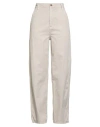 Xirena Xírena Woman Pants Light Grey Size L Cotton In Gray