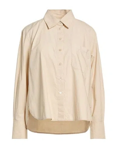Xirena Xírena Woman Shirt Beige Size Xl Cotton In Neutral