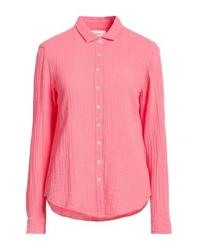 Xirena Xírena Woman Shirt Coral Size L Cotton In Multi
