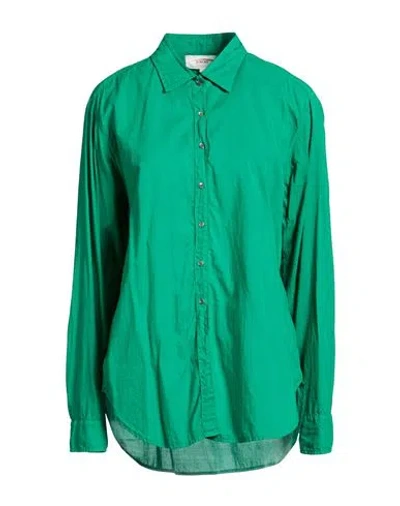 Xirena Xírena Woman Shirt Green Size L Cotton