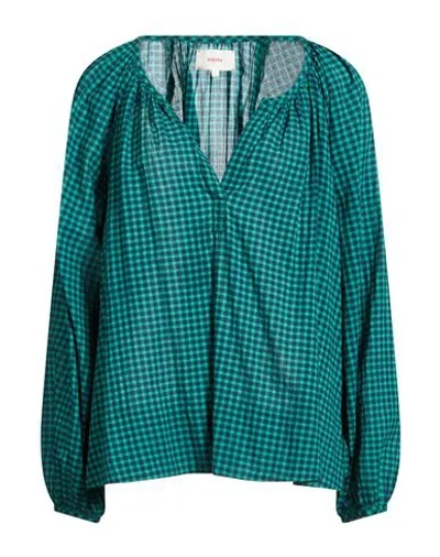 Xirena Xírena Woman Shirt Green Size M Cotton, Polyester