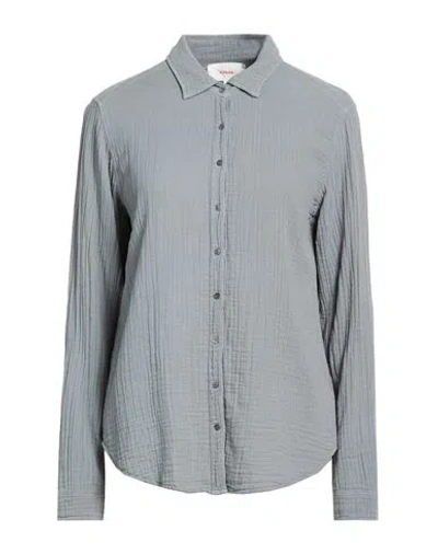 Xirena Xírena Woman Shirt Grey Size L Cotton In Gray