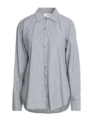 Xirena Xírena Woman Shirt Grey Size L Cotton In Gray