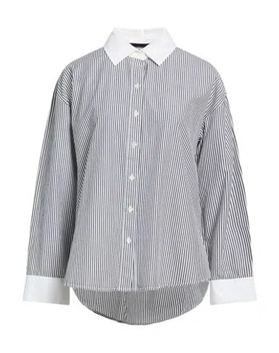 Xirena Xírena Woman Shirt Grey Size Xl Cotton In Blue