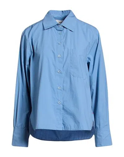 Xirena Xírena Woman Shirt Light Blue Size S Cotton