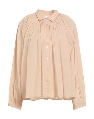 Xirena Xírena Woman Shirt Light Pink Size Xl Cotton In Brown