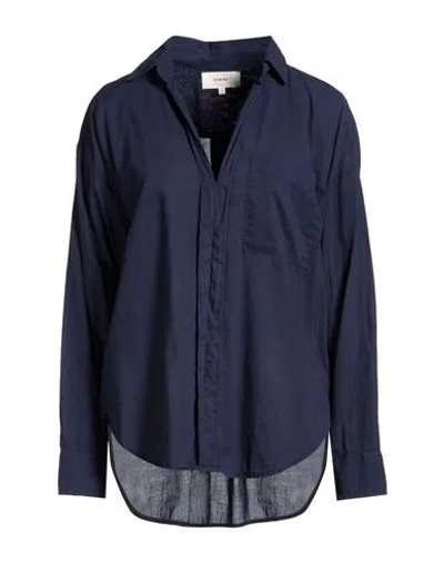 Xirena Xírena Woman Shirt Navy Size M Cotton In Blue