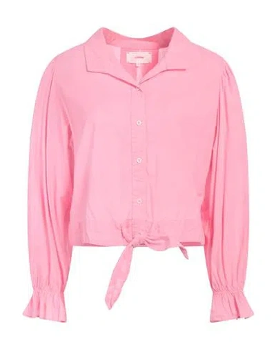 Xirena Xírena Woman Shirt Pink Size L Cotton